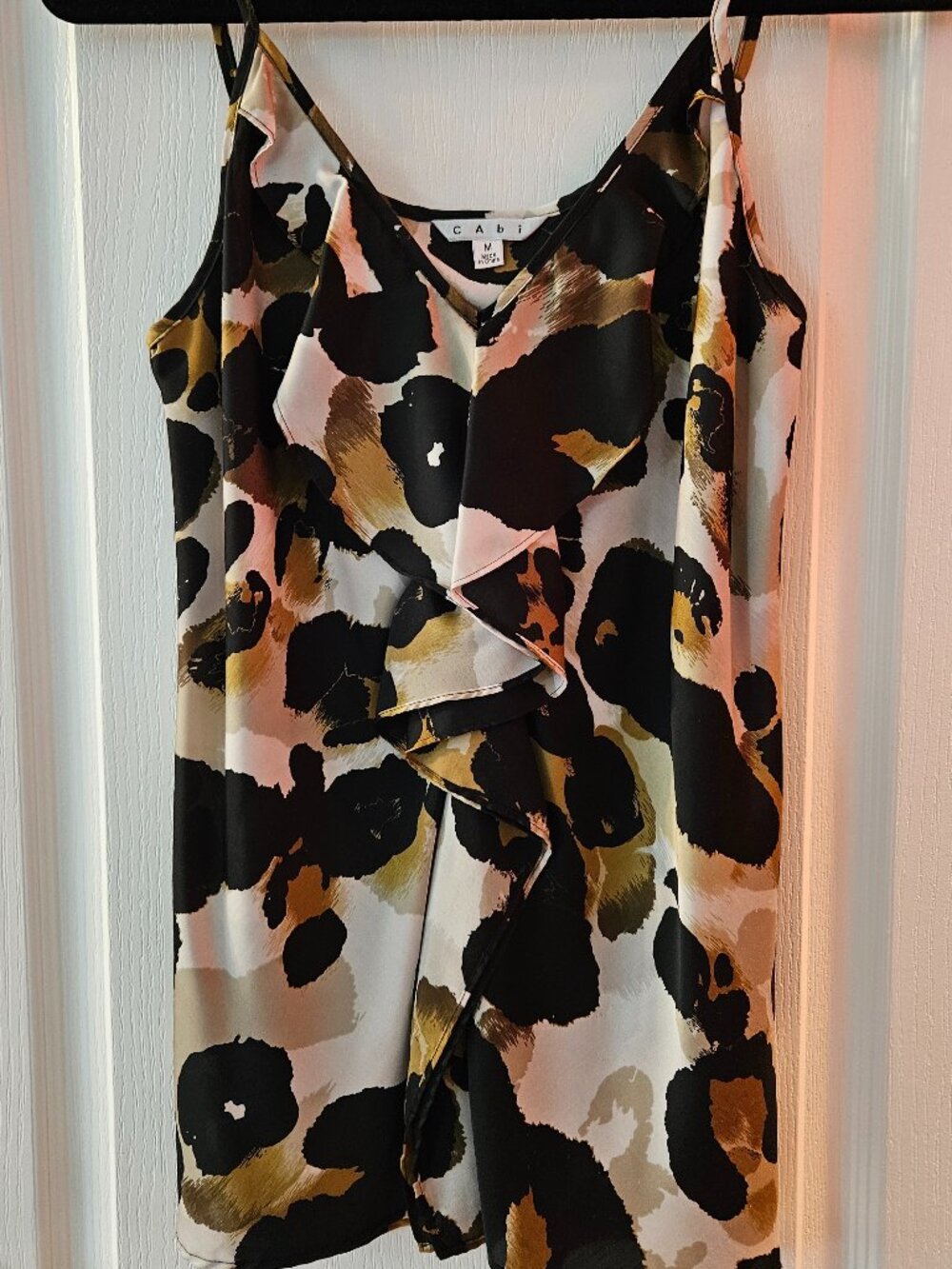 VINTAGE - CAbi Ingenue satiny Tank Top - Style #174 - Sz M
